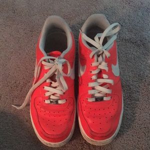 neon orange nike airmax